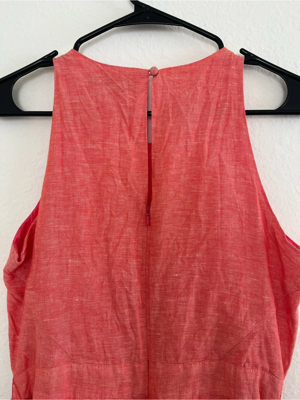 Banana Republic Linen Jumpsuit Coral Size 4 Petite